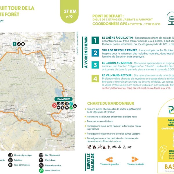Itinéraire VTT Circuit de la Haute Forêt